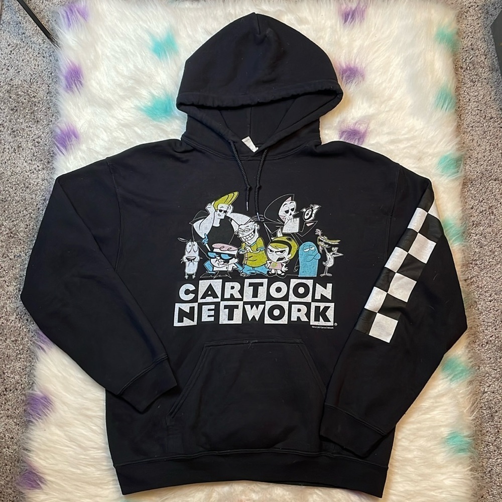 Cartoon‎ Network Black Hoodie Size Medium